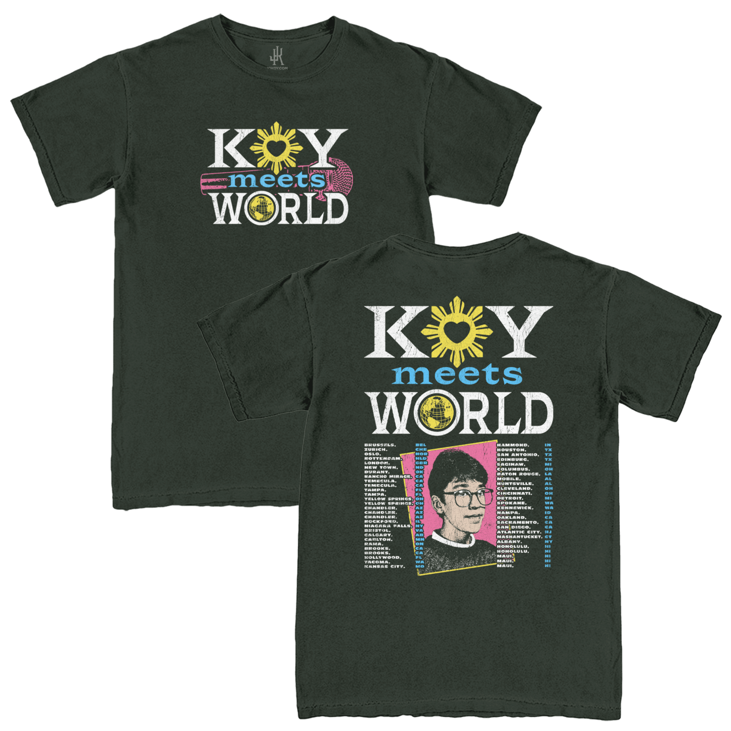 Koy Meets World Tour Tee