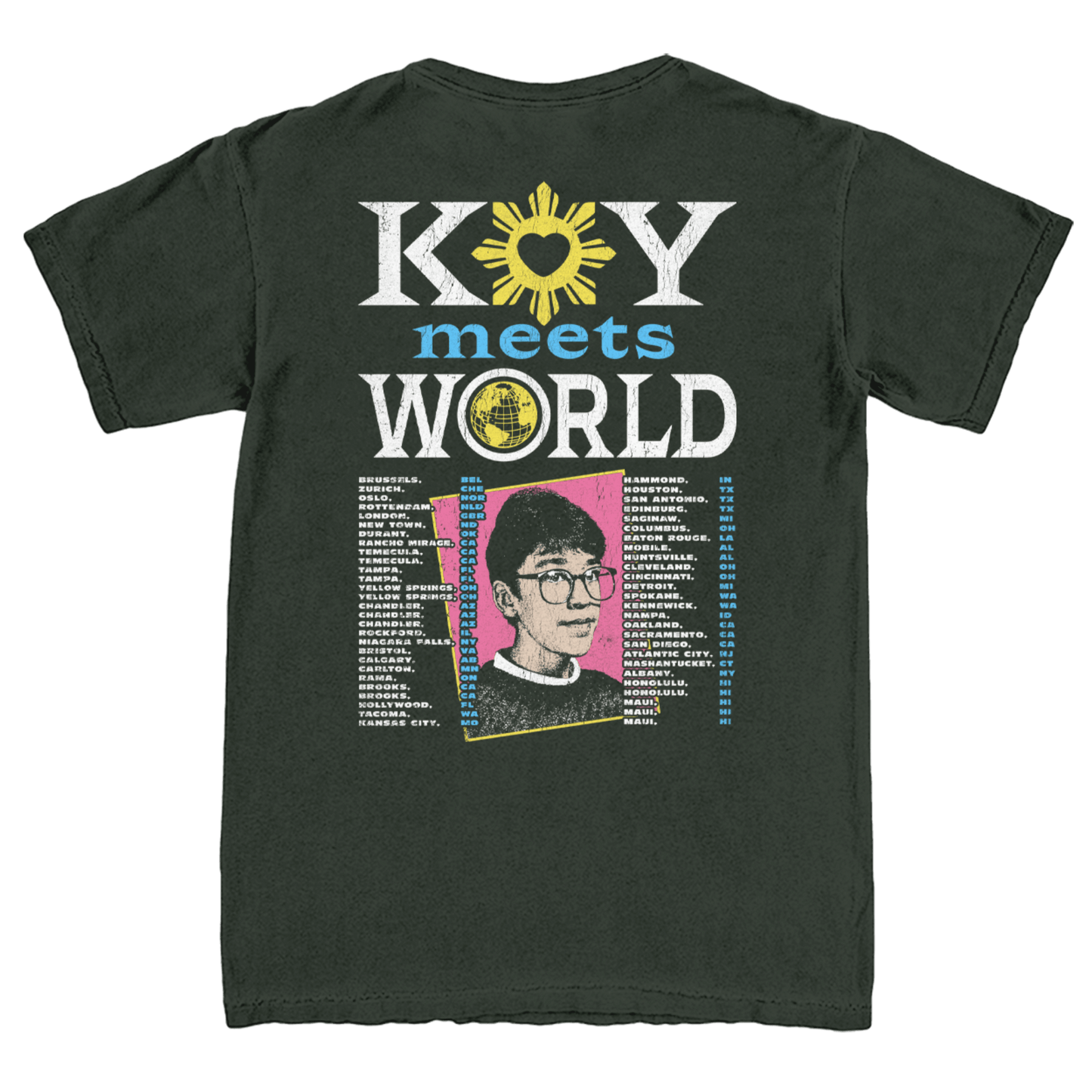 Koy Meets World Tour Tee